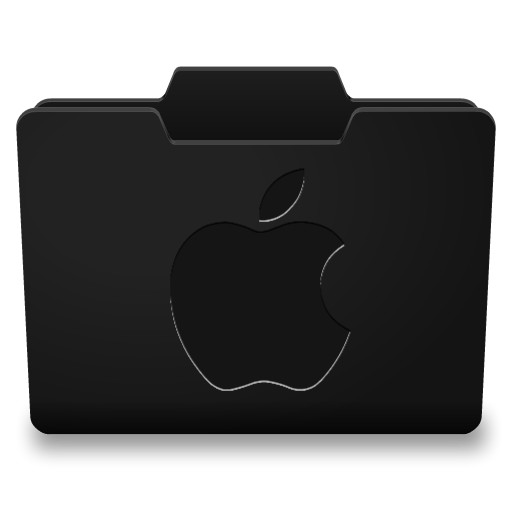 Black Mac Icon 512x512 png